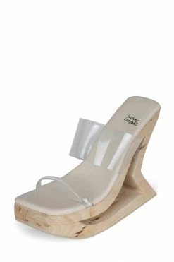 Jeffrey Campbell TRAPEZE-2 Crystal Clear