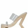 Jeffrey Campbell TRAPEZE-2 Crystal Clear